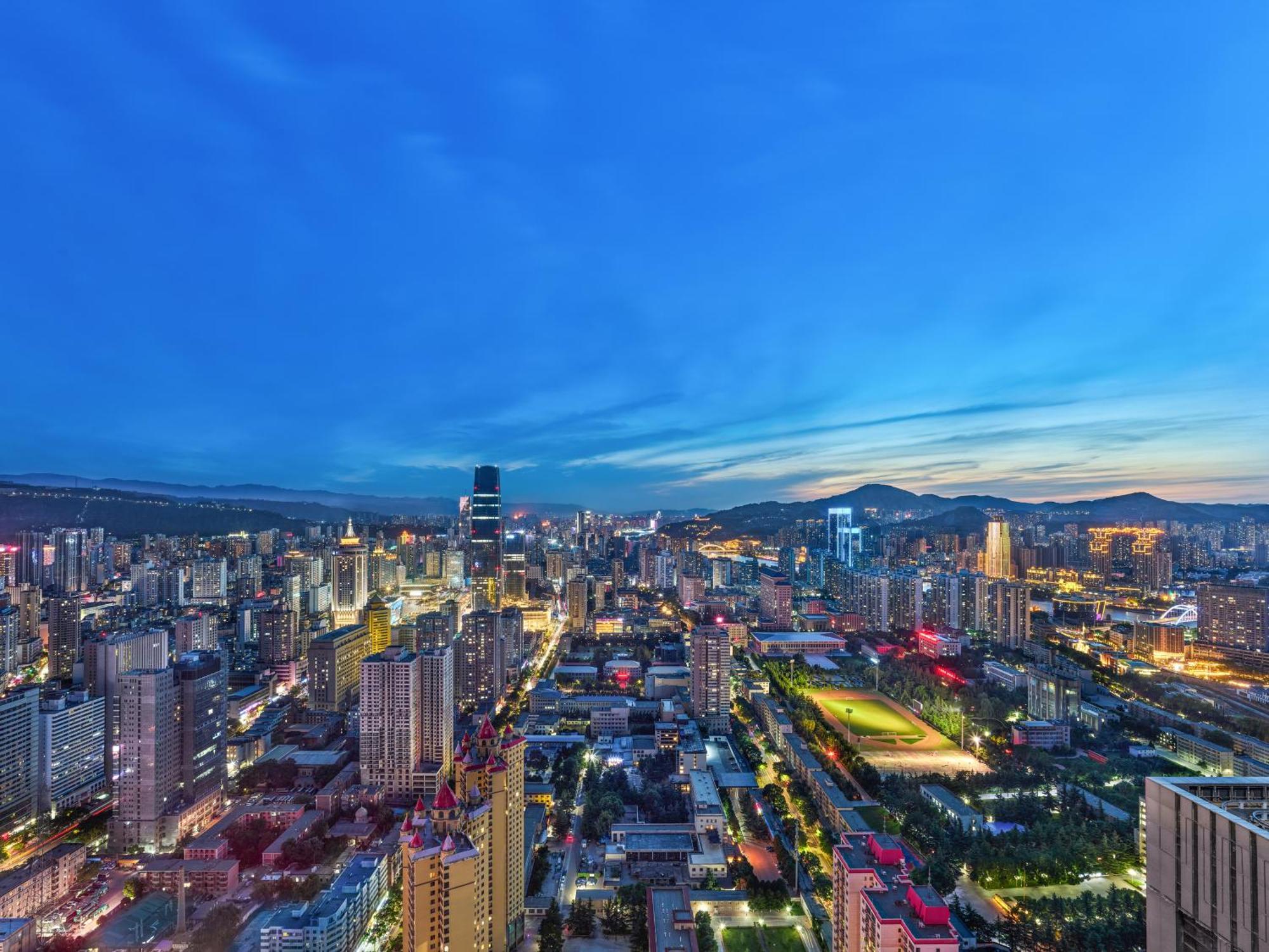 Hilton Lanzhou City Center Eksteriør billede